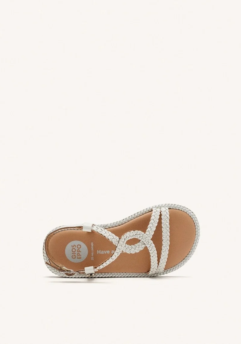 BRAIDED LEATHER SANDALS VIROQUA