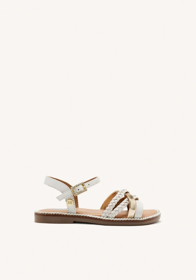 BRAIDED LEATHER SANDALS MEDARY