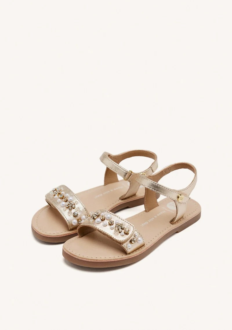LEOPARD LEATHER SANDALS BRIDGTON