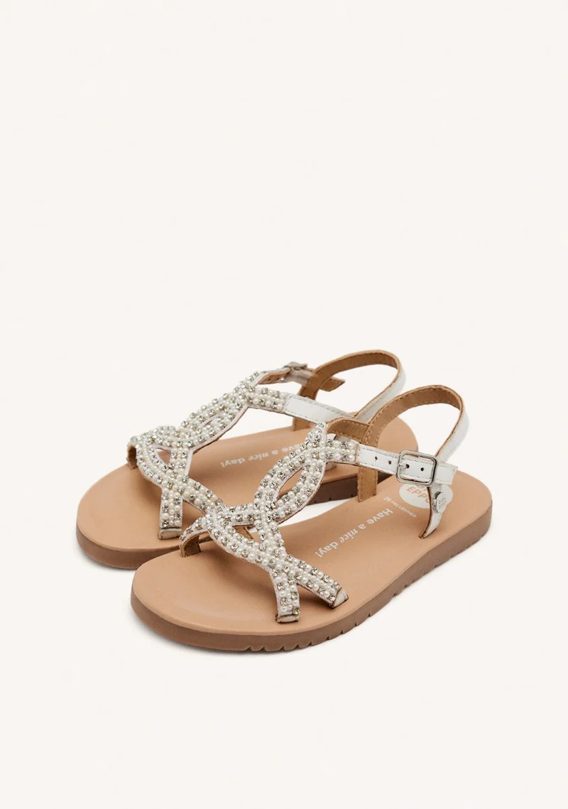 LEATHER SHINE SANDALS KOMENSKY