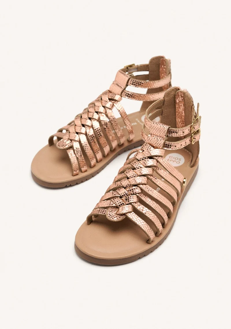 LEATHER ROMAN SANDALS ONALASKA