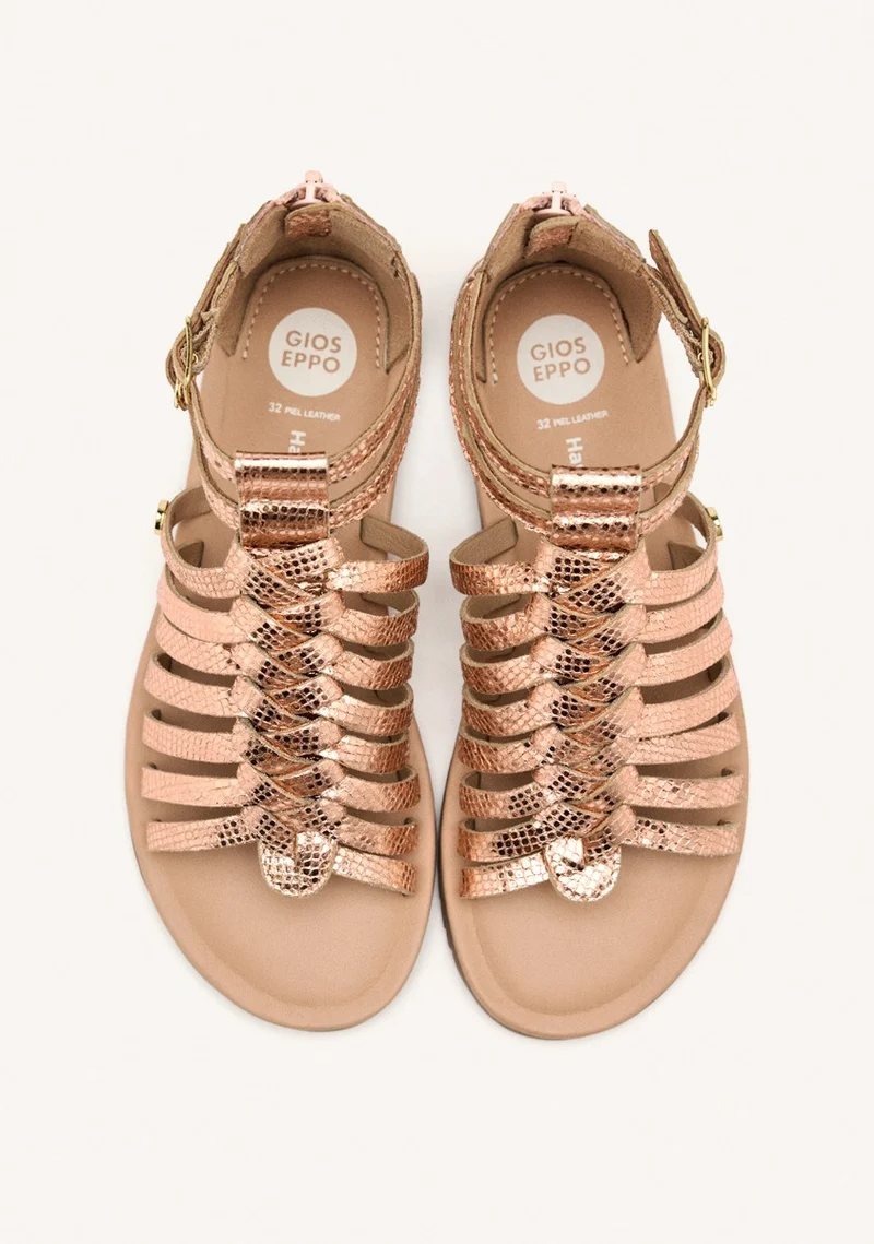 LEATHER ROMAN SANDALS ONALASKA