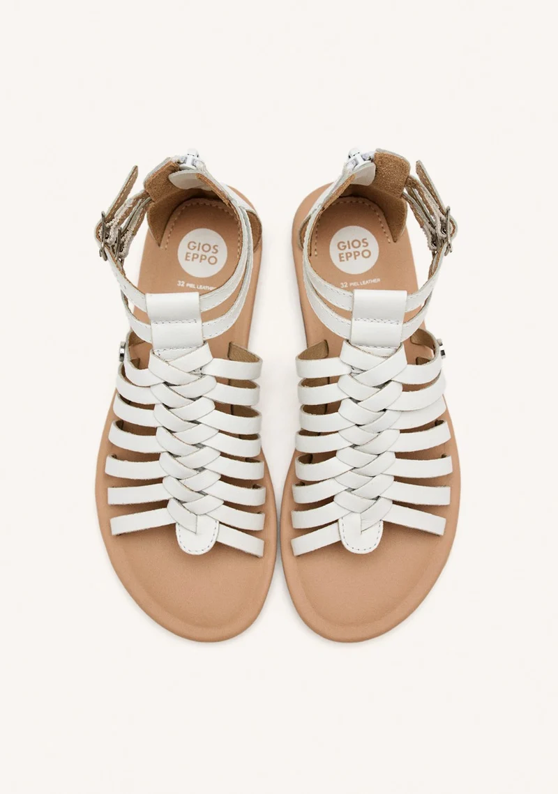 LEATHER ROMAN SANDALS ONALASKA
