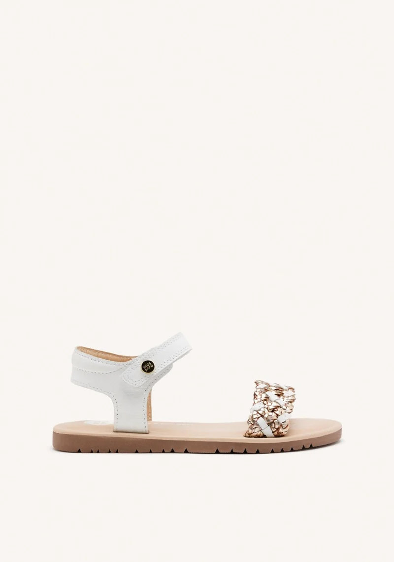 BRAIDED LEATHER SANDALS LEMINGTON