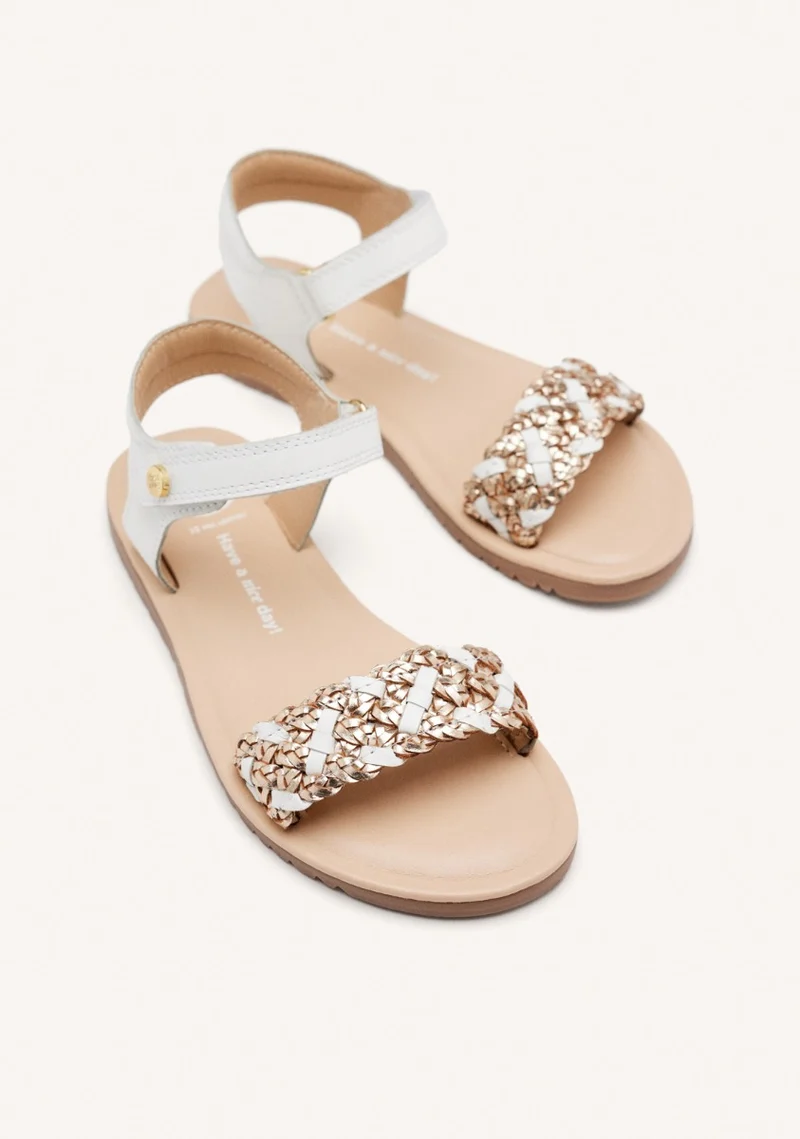 BRAIDED LEATHER SANDALS LEMINGTON