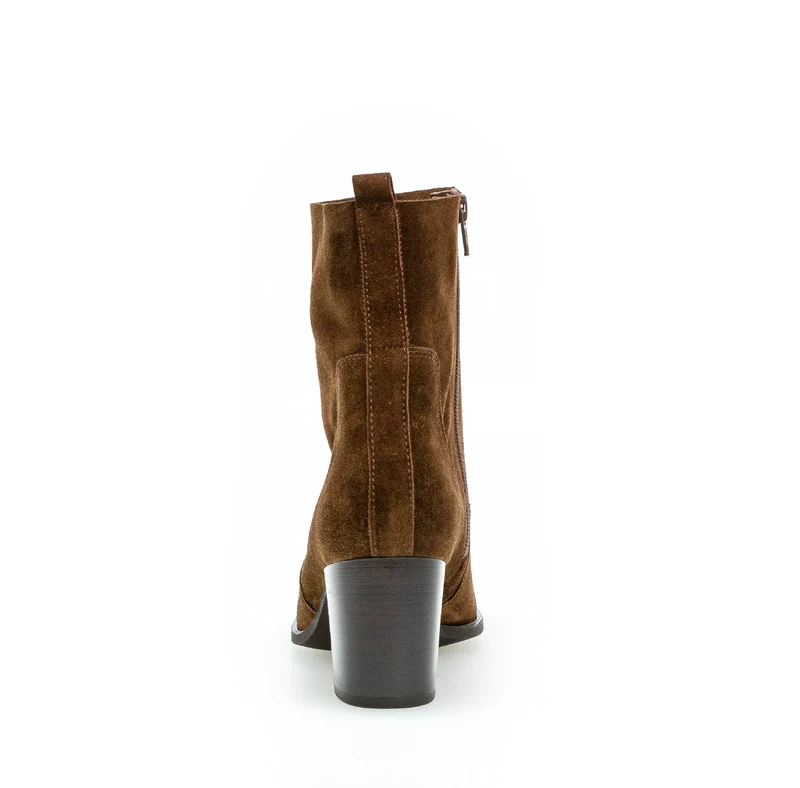Bottines marron en velours