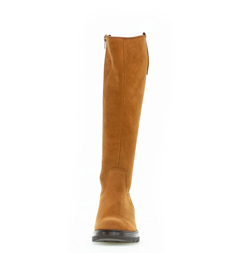 Bottes marron en nubuck
