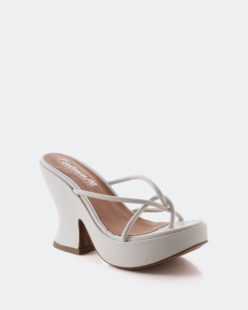 Largo Off White Leather