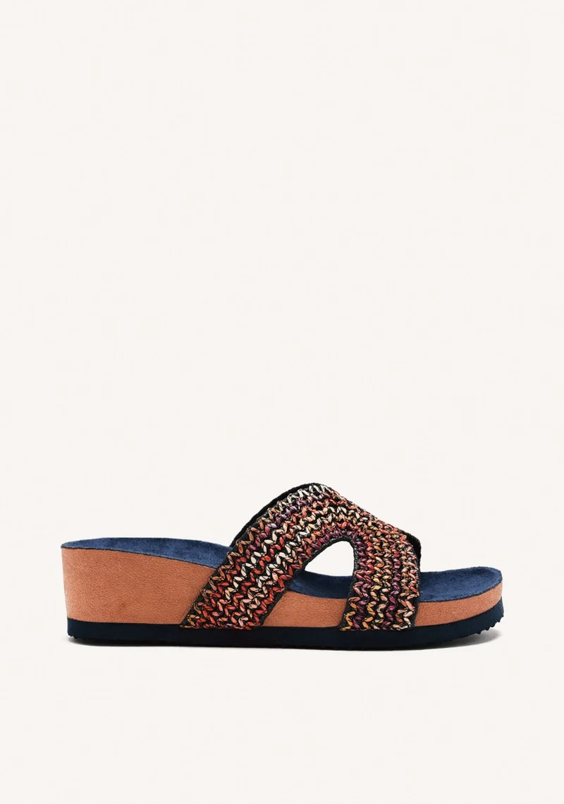 WEDGE RAFFIA SANDALS PACIFIC