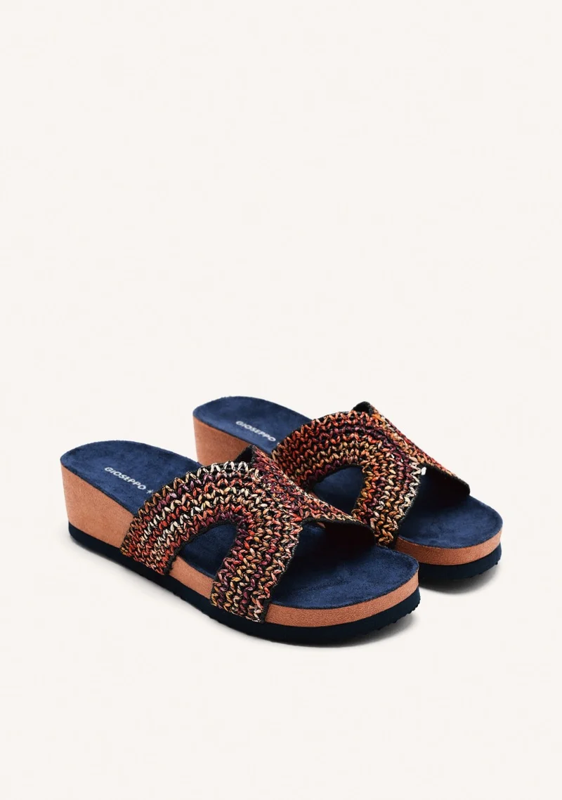 WEDGE RAFFIA SANDALS PACIFIC