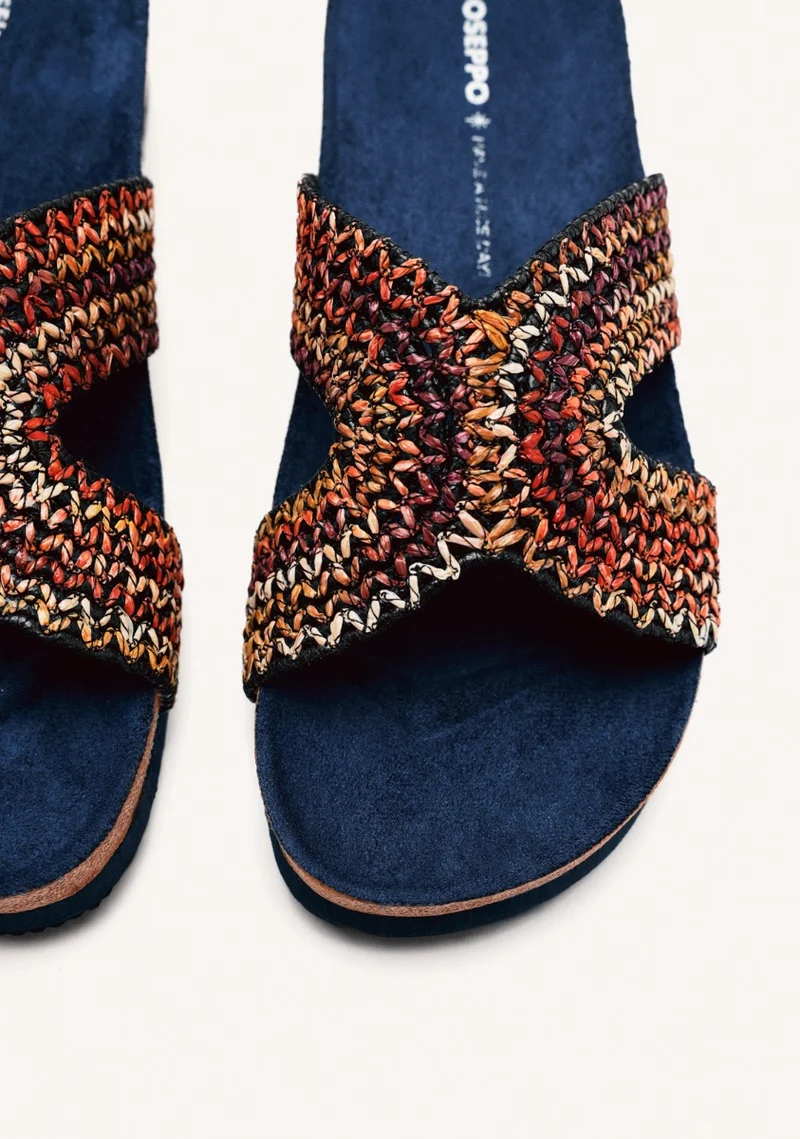 WEDGE RAFFIA SANDALS PACIFIC