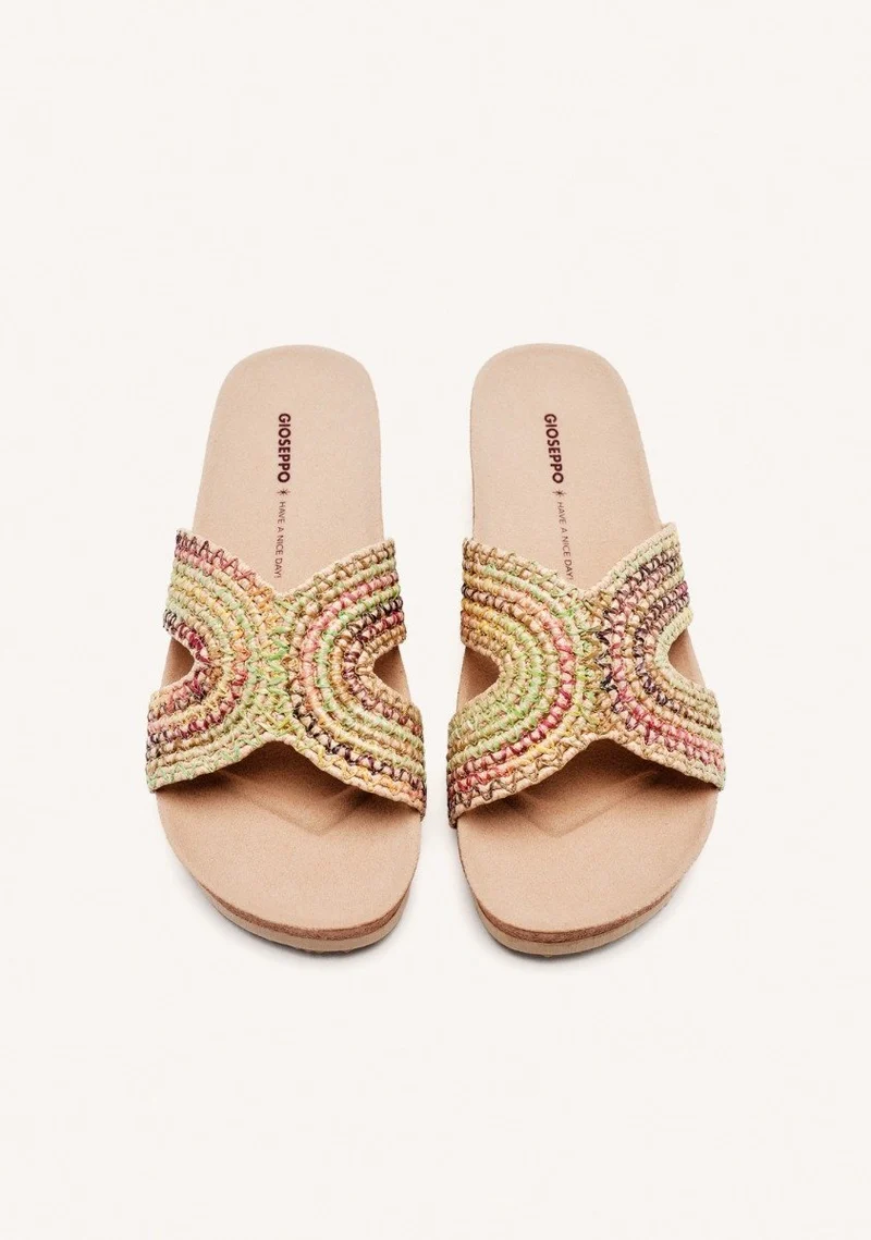 WEDGE RAFFIA SANDALS PACIFIC
