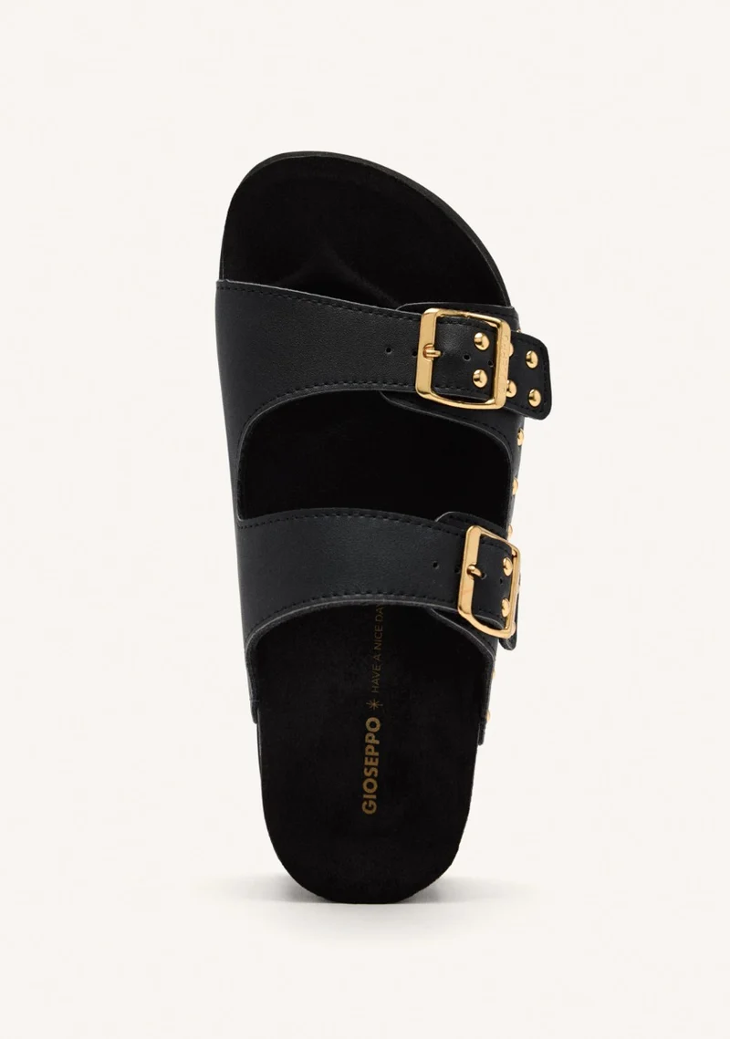 STUDDED AND BUCKLED SANDALS TALMADGE