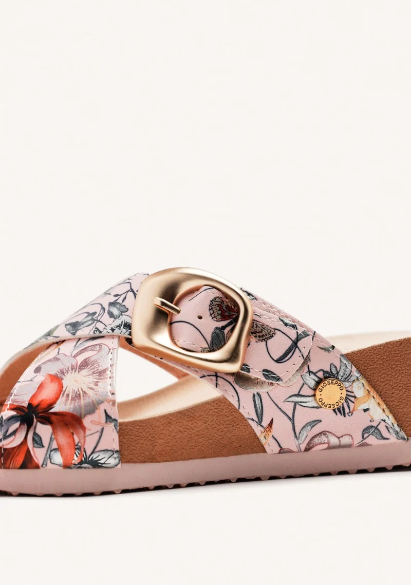 WEDGE FLOWER SANDALS UXBRIDGE