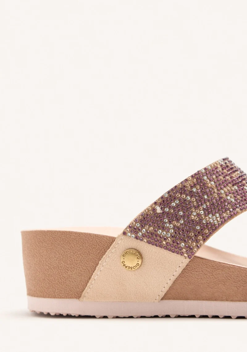 WEDGE SHINE SANDALS STODDARD