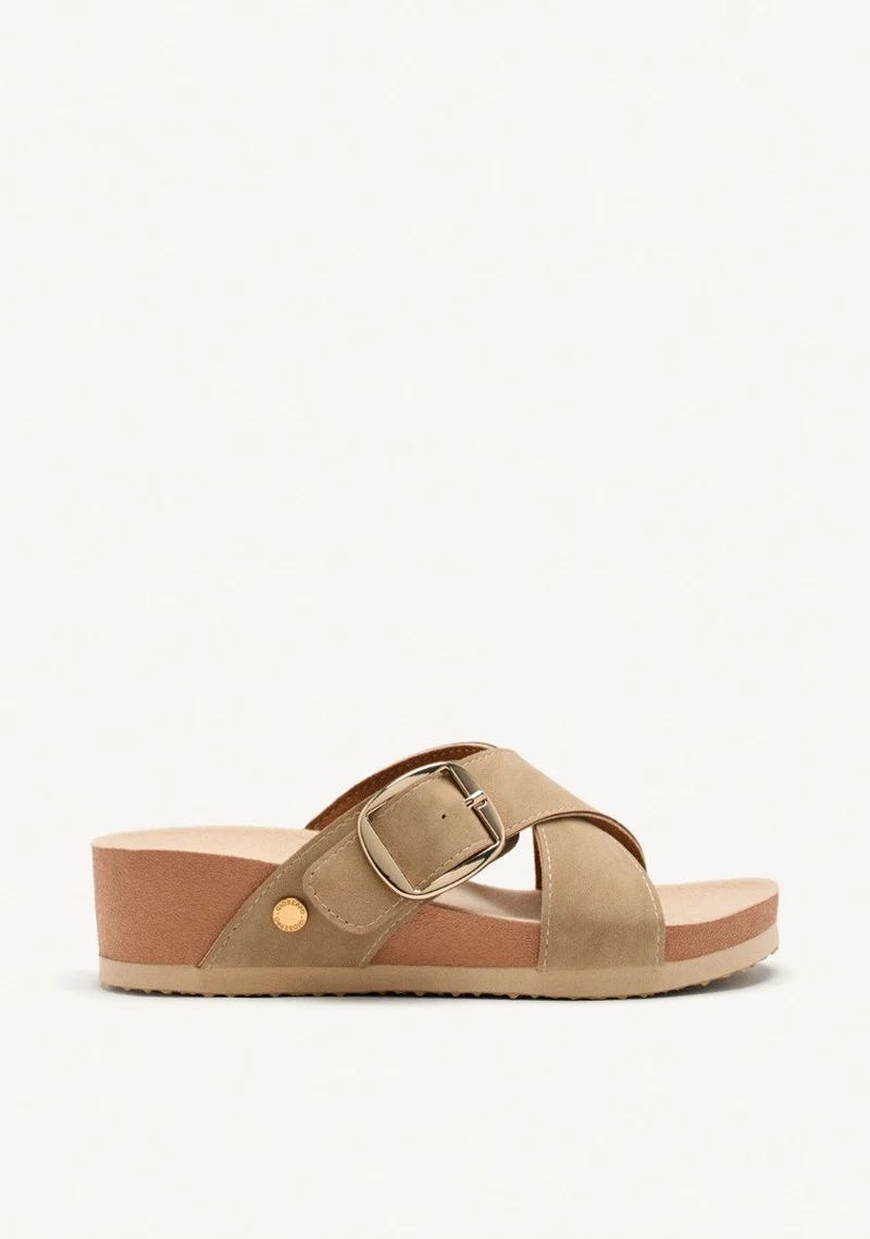 WEDGE BUCKLE SANDALS WINN