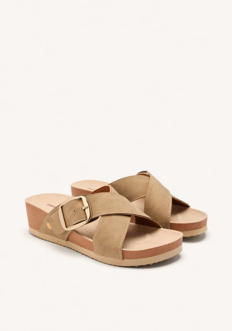 WEDGE BUCKLE SANDALS WINN