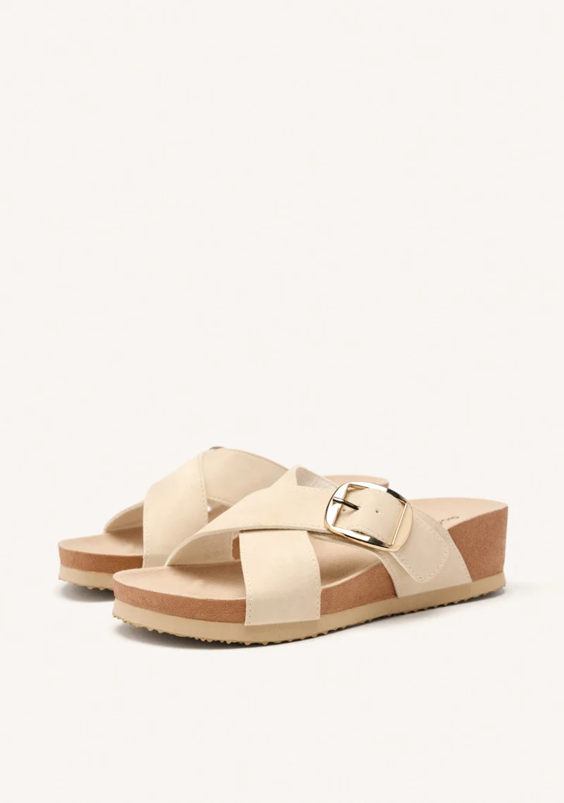 WEDGE BUCKLE SANDALS WINN