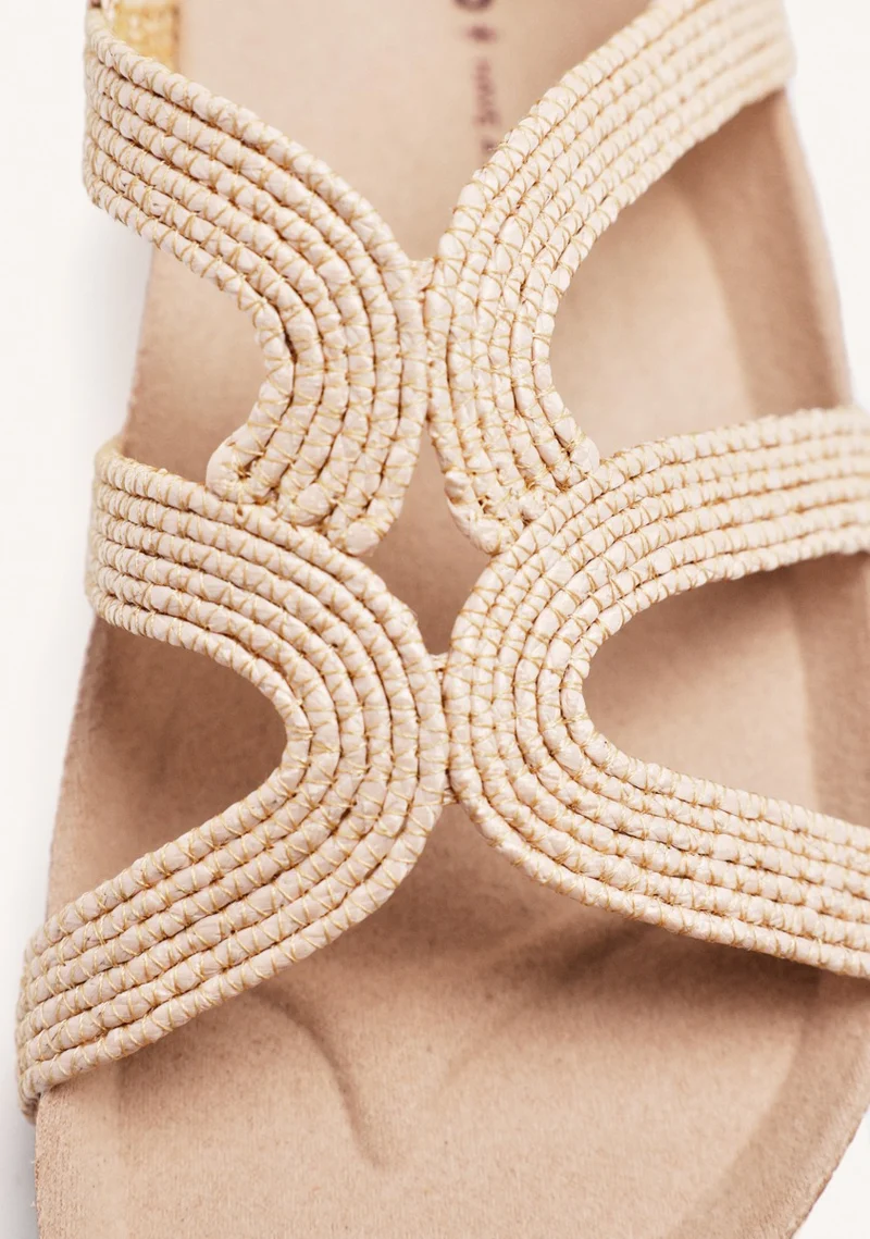 RAFFIA SANDALS TOPSFIELD