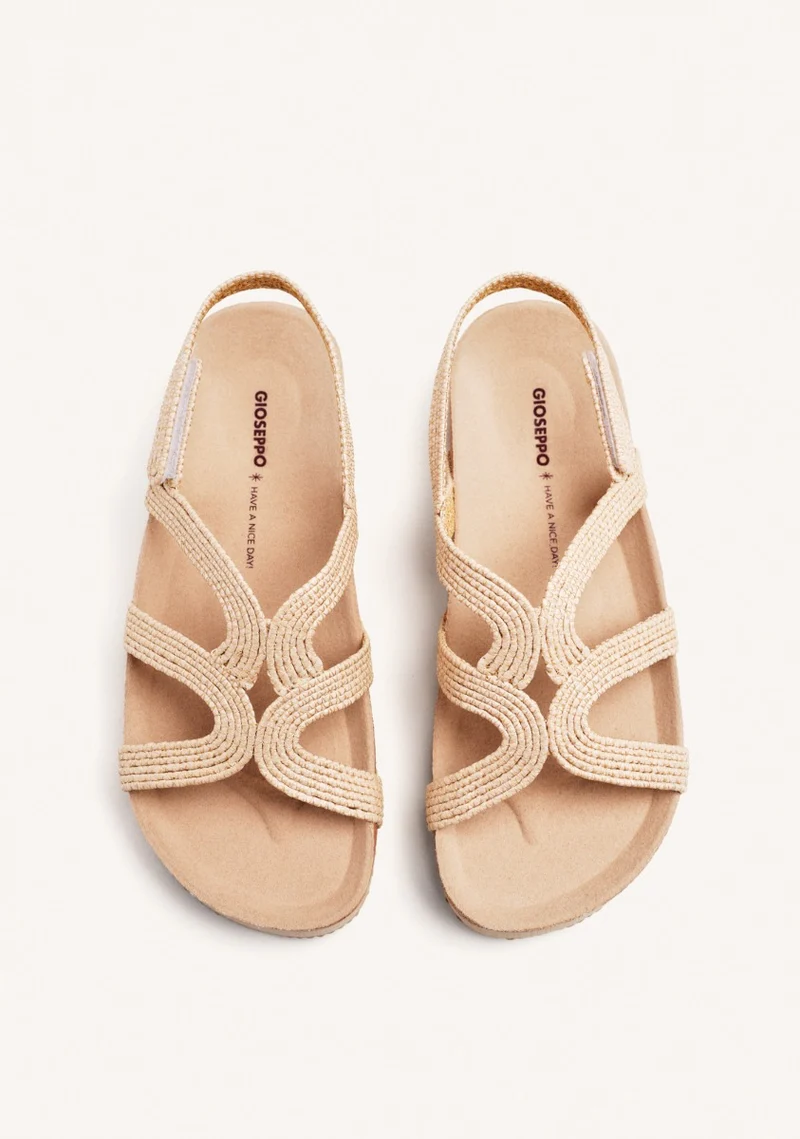 RAFFIA SANDALS TOPSFIELD