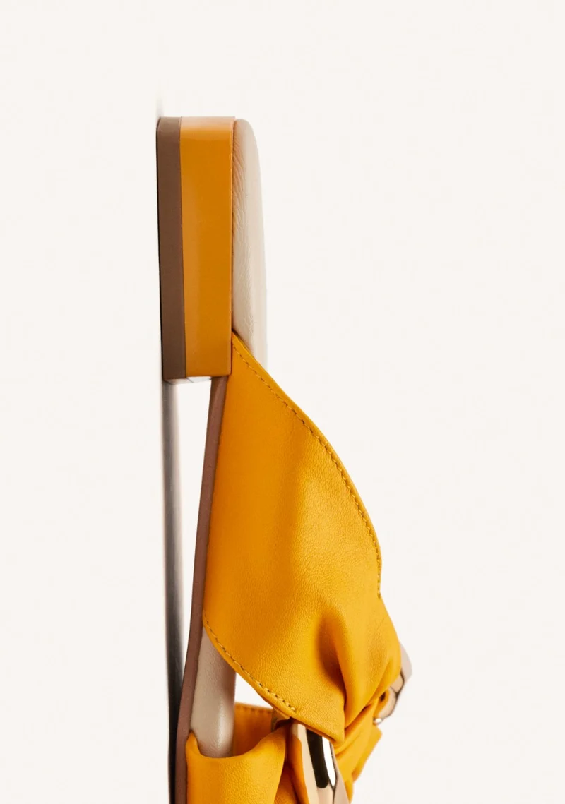 JEWEL LEATHER FLAT SANDALS KILLINGLY