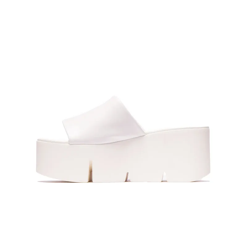 Jaya White Leather