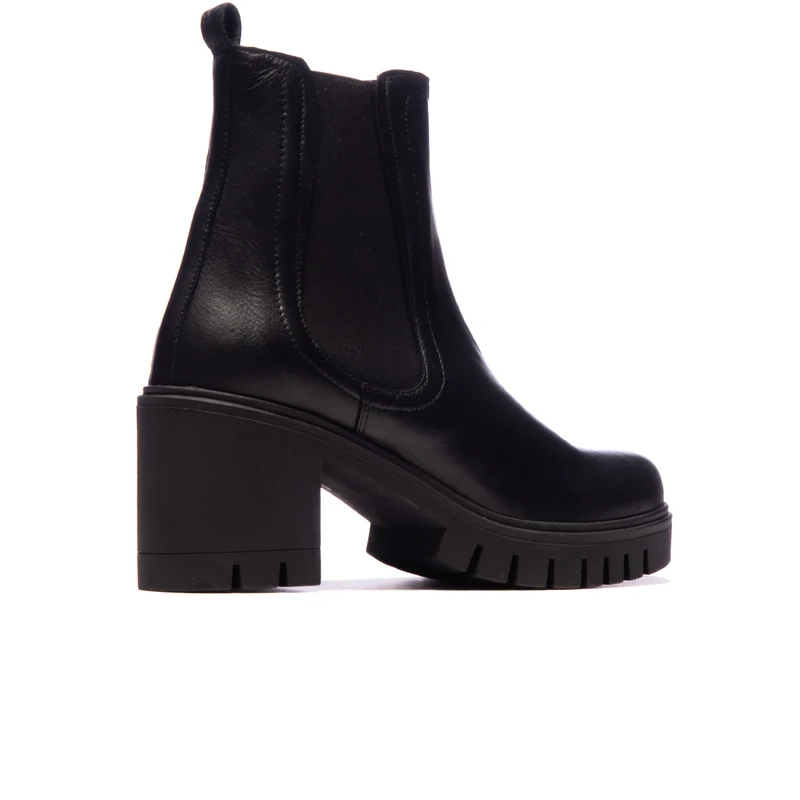 Jasper Black Leather