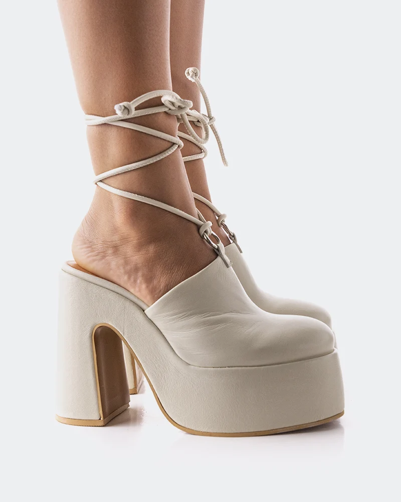 Hemera Off White Leather