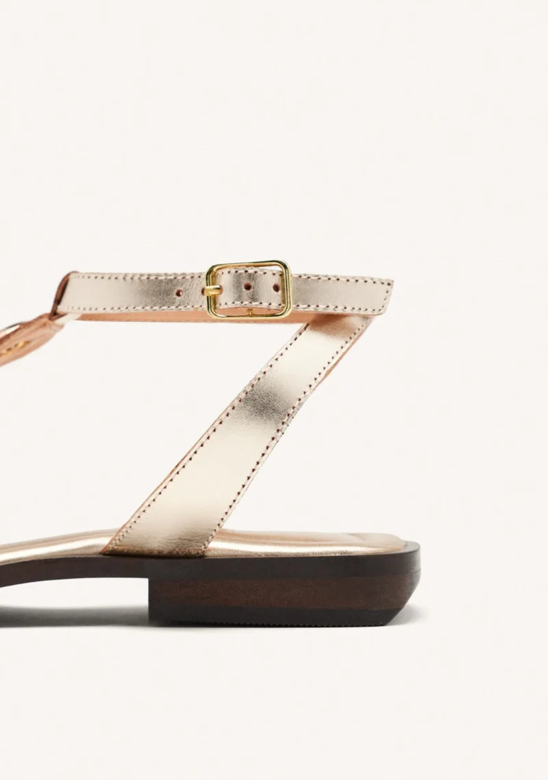 GREEK SANDALS LEATHER JEWELS EPPING