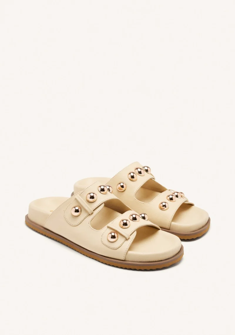 STUDDED LEATHER SANDALS WRENTHAM