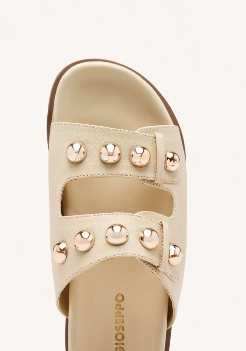 STUDDED LEATHER SANDALS WRENTHAM