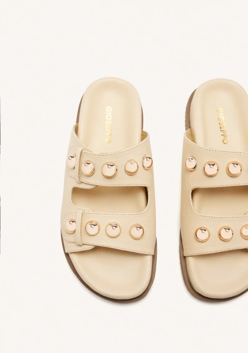 STUDDED LEATHER SANDALS WRENTHAM