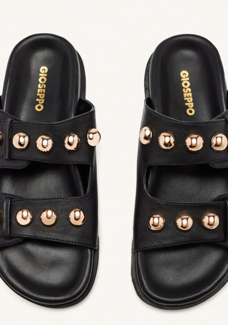STUDDED LEATHER SANDALS WRENTHAM