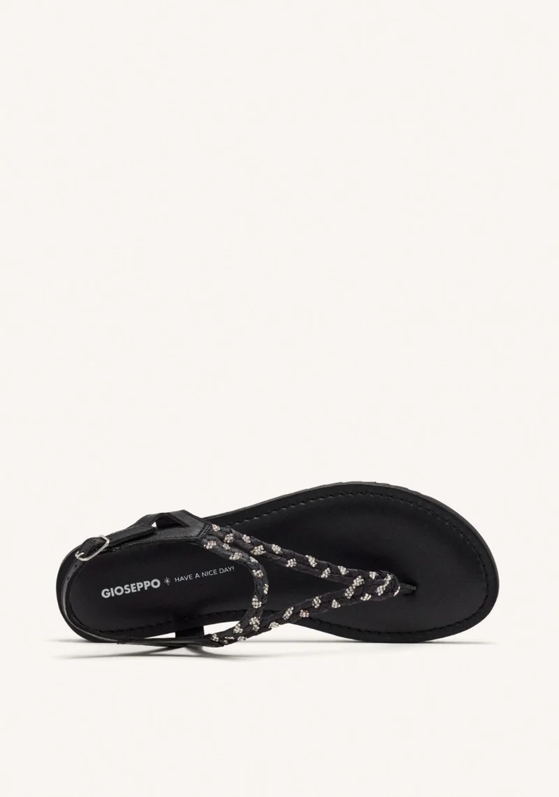 GREEK SANDALS LEATHER, RAFFIA AND SHINE LIMINGTON