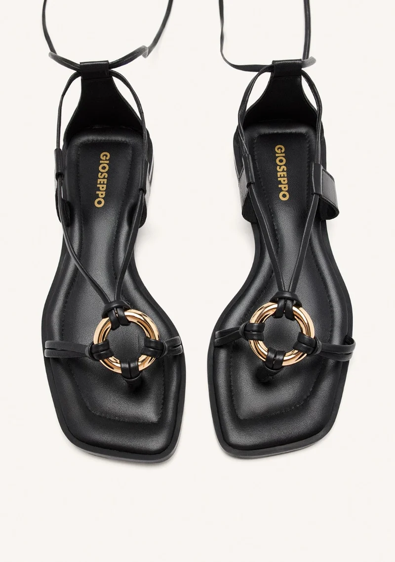 JEWEL LEATHER SANDALS SPRAGUE