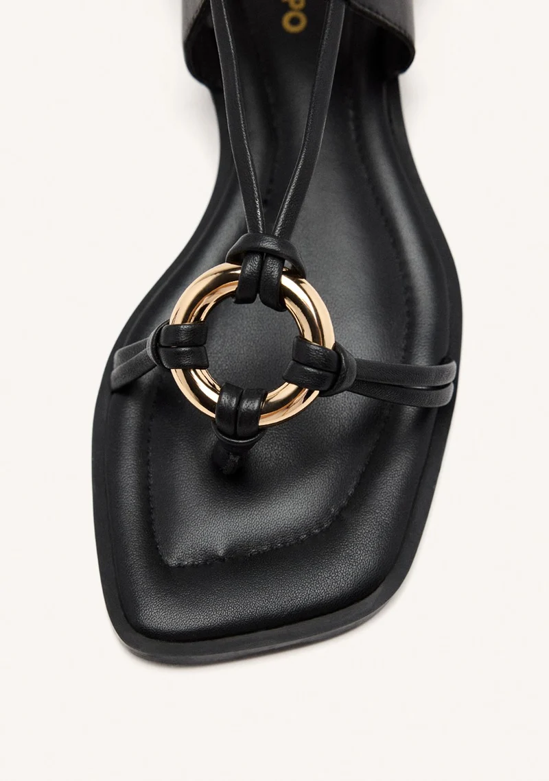 JEWEL LEATHER SANDALS SPRAGUE