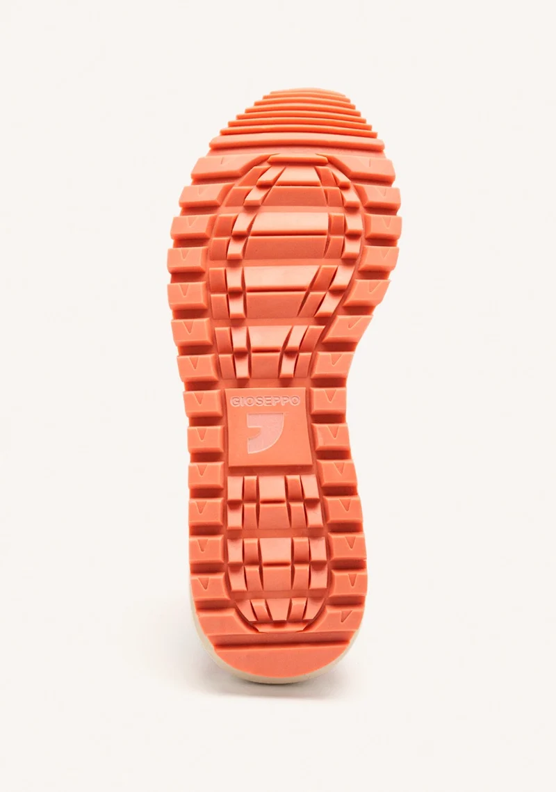 GRID LEATHER SNEAKERS IOLA