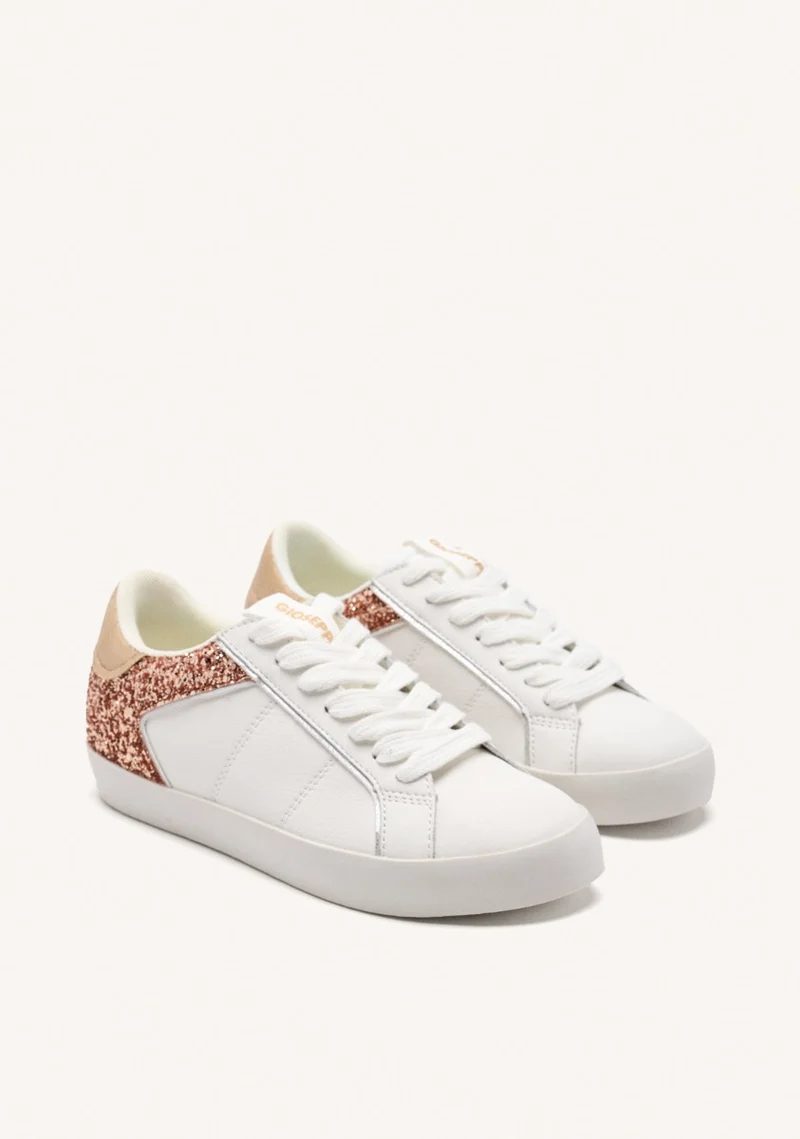 SHINY LEATHER WEDGE SNEAKERS FAIRHAVEN