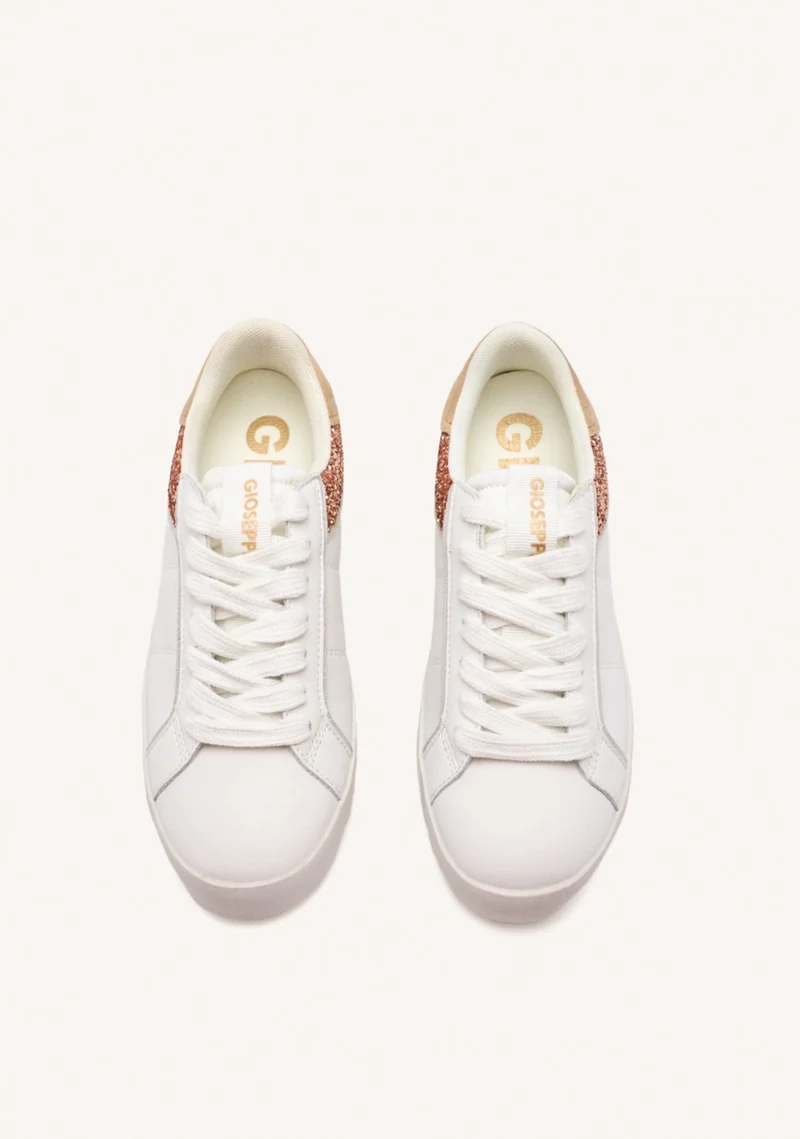 SHINY LEATHER WEDGE SNEAKERS FAIRHAVEN