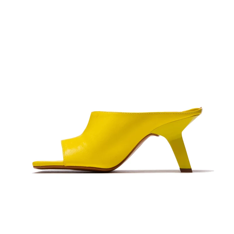 Monet Yellow Leather