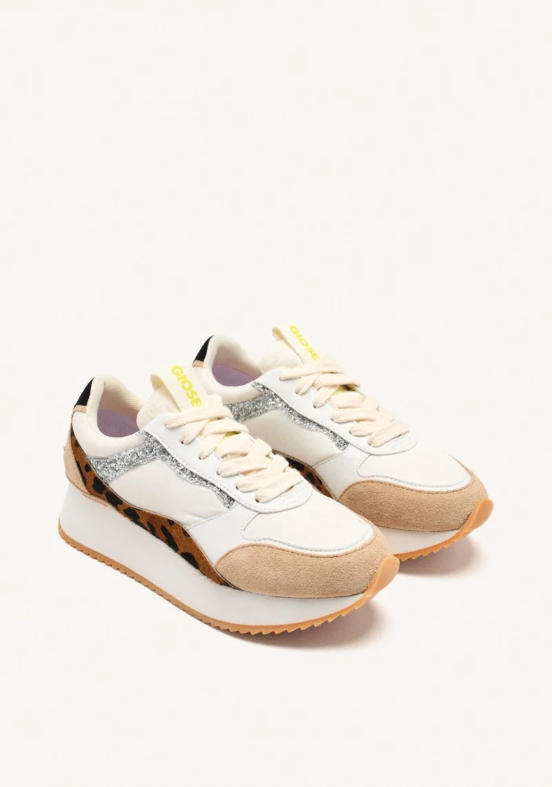 COW LEATHER PLATFORM SNEAKERS BOWDOIN