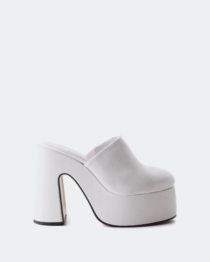 Muse White Leather