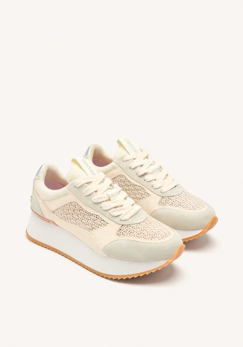 PLATFORM LEATHER SNEAKERS GLOVER