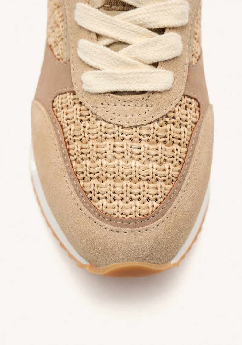 PLATFORM LEATHER SNEAKERS GLOVER