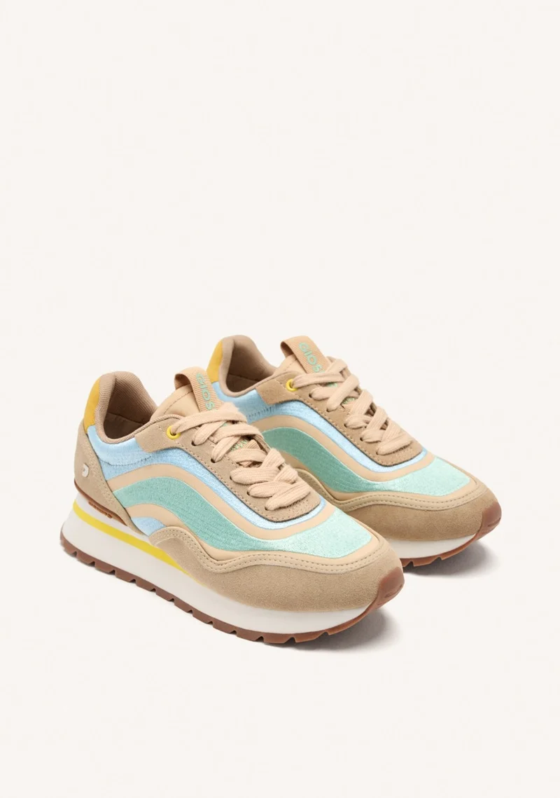RETRO LEATHER SNEAKERS MONKTON