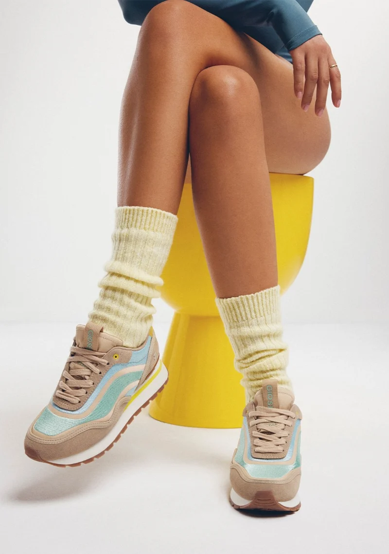 RETRO LEATHER SNEAKERS MONKTON
