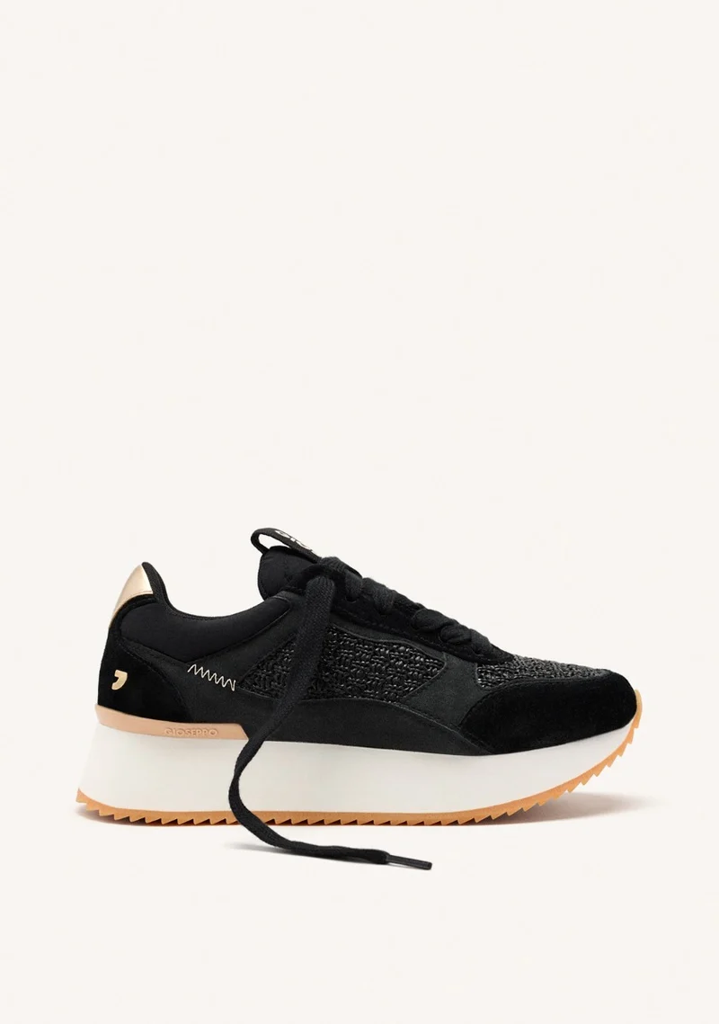 PLATFORM LEATHER SNEAKERS GLOVER