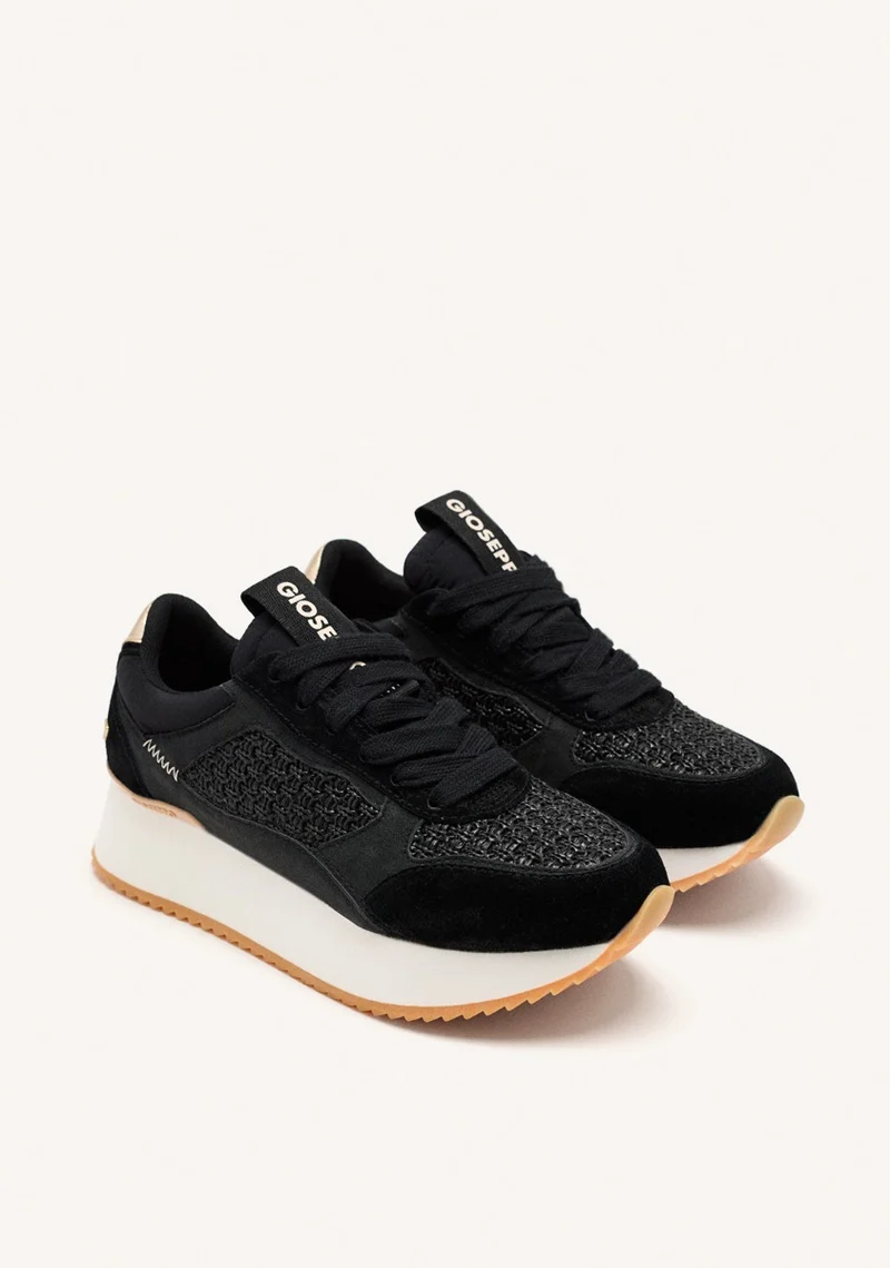 PLATFORM LEATHER SNEAKERS GLOVER