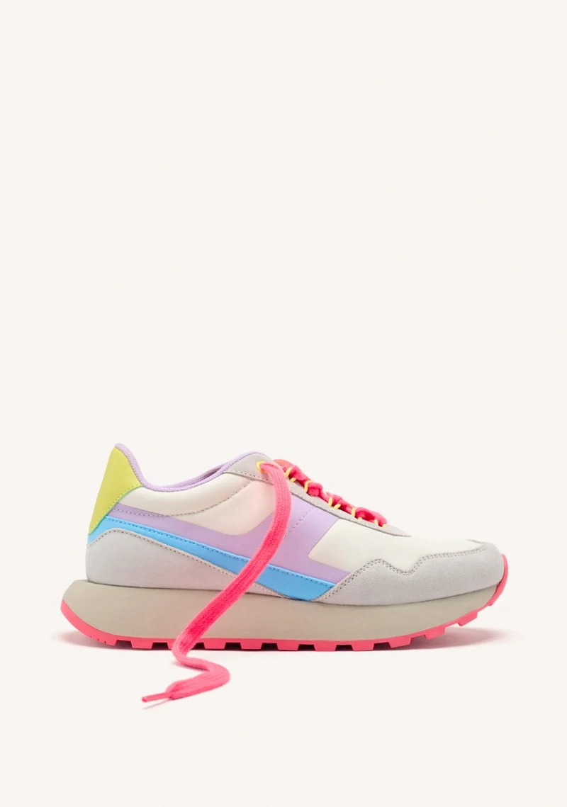 RETRO LEATHER SNEAKERS ATHOL