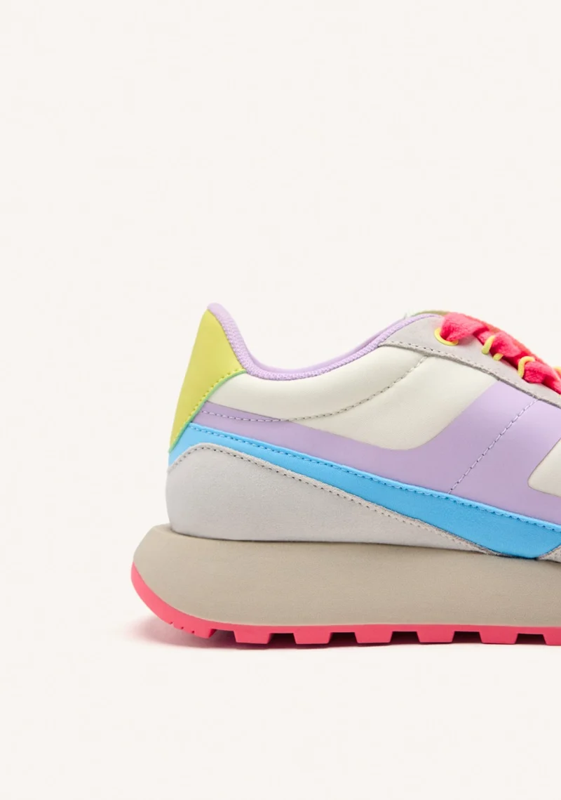 RETRO LEATHER SNEAKERS ATHOL